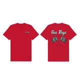 Racing Flags Tee (Vintage Red) – Unisex