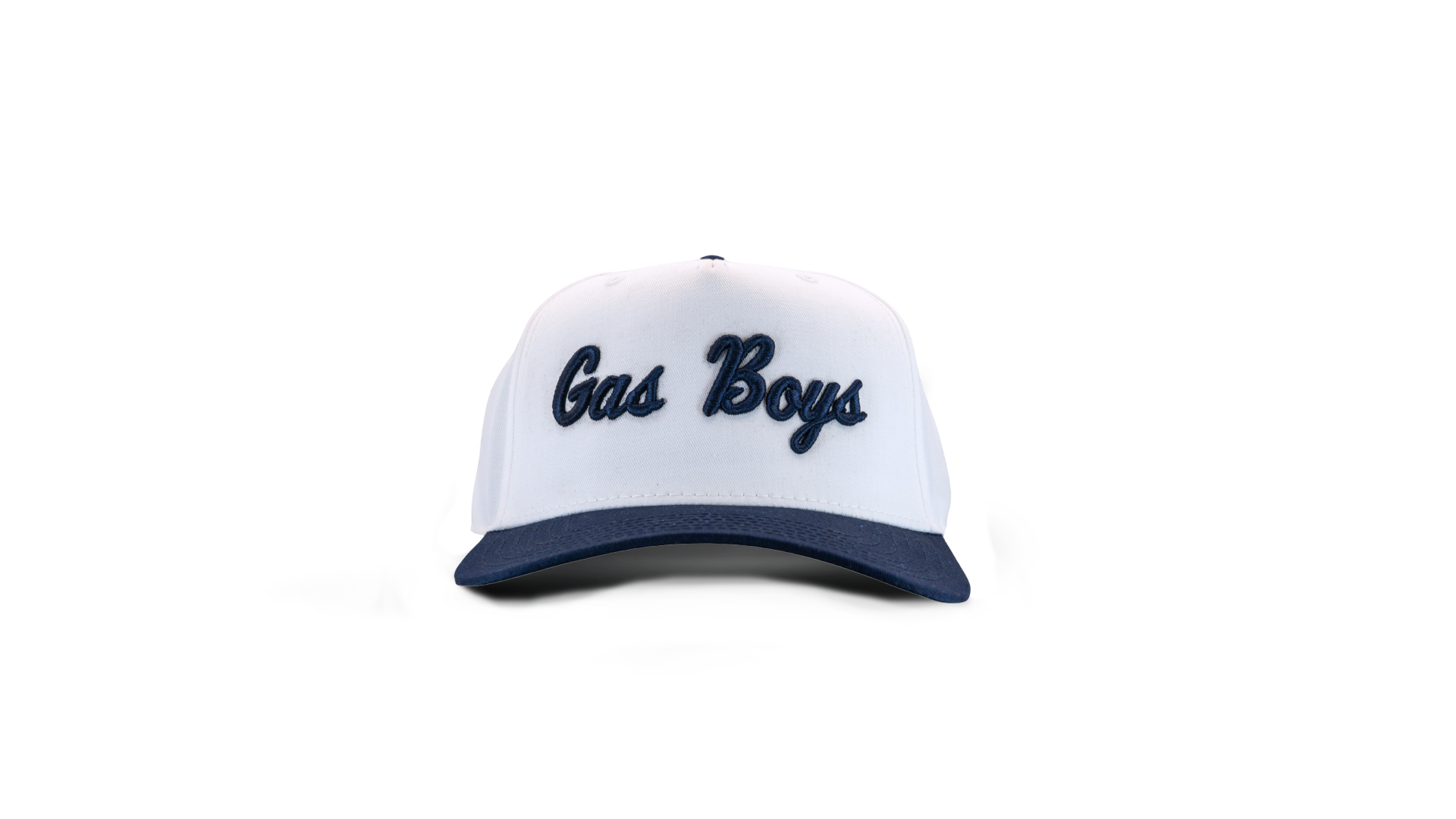 Gas Boys Signature Snapback – White & Navy