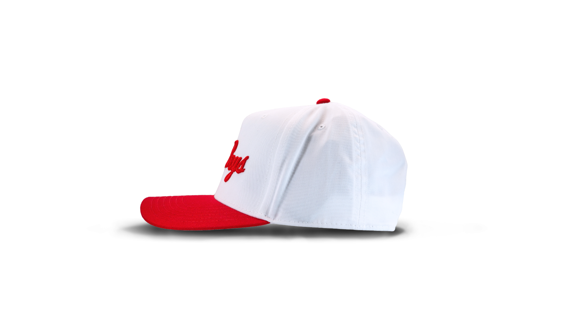 Gas Boys Signature Snapback – White & Red