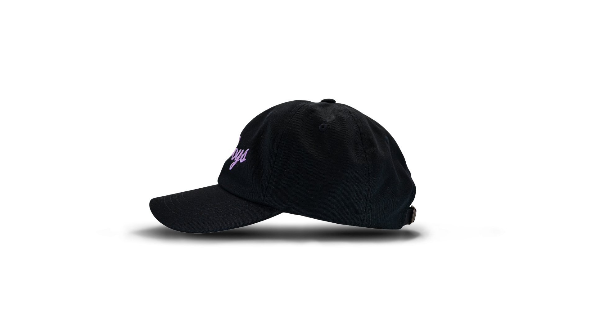 The Gas Boys Original – Black Dad Hat (Purple Logo)