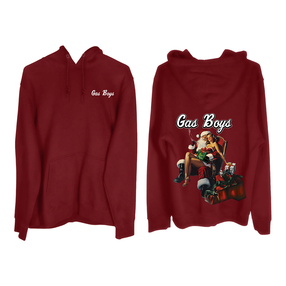 DEAR SANTA (CARDINAL RED HOODIE)