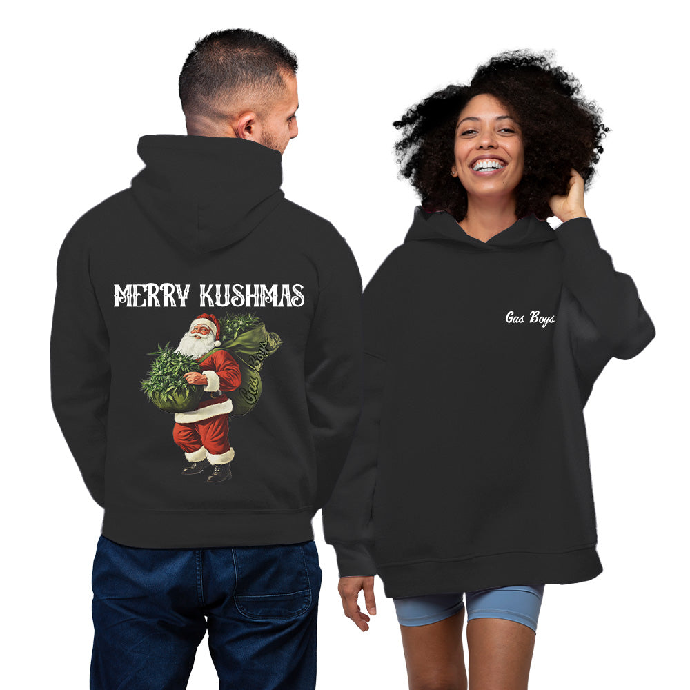 MERRY KUSHMAS (DARK GREY HOODIE)