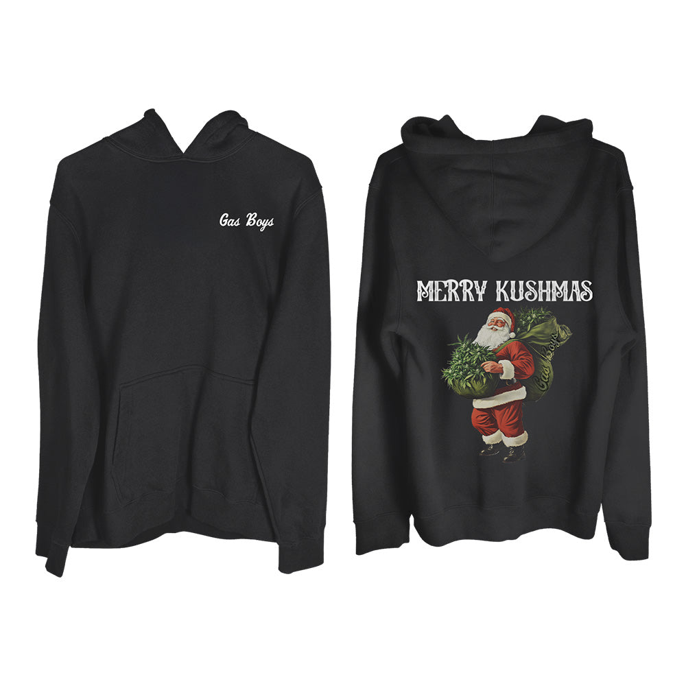 MERRY KUSHMAS (DARK GREY HOODIE)