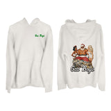 NAUGHTY OR NICE (VINTAGE WHITE HOODIE)